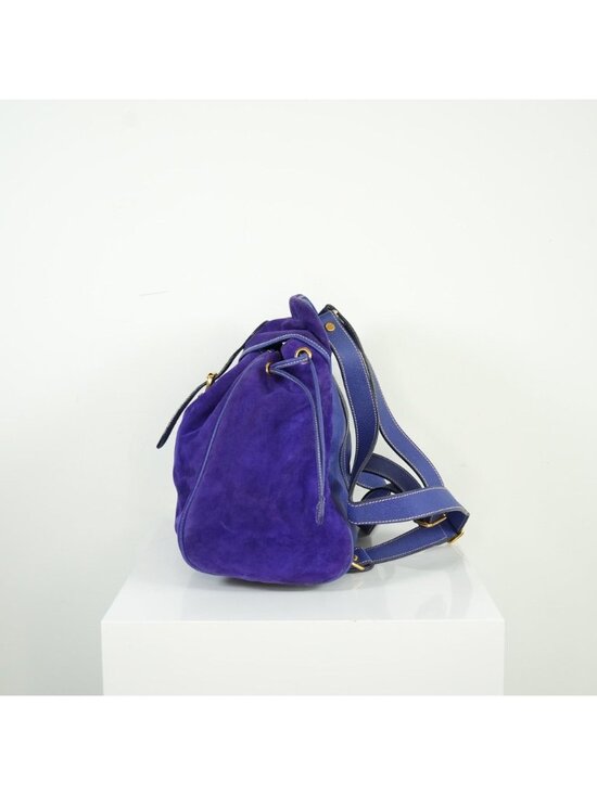 Gucci Purple Suede Backpack main image 6
